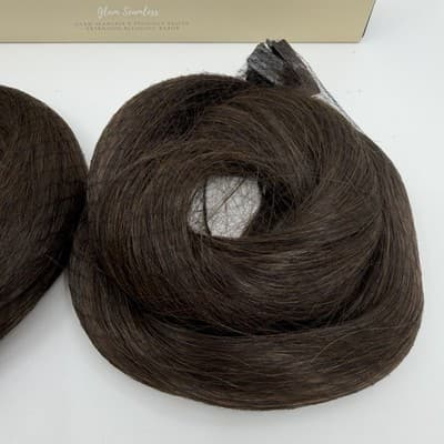 Glam Seamless x Priscilla Valles 25” K-Tip Hair Extension #3 Dark Brown 2 Pack - Thumbnail 8