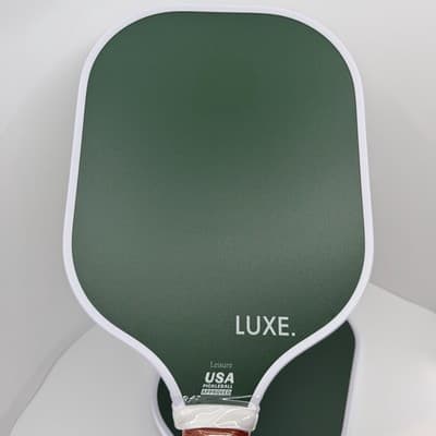 LUXE Leisure Pickleball Paddle Set Of 2- NEW Retail $120 Each Green + Edge Tape - Thumbnail 3