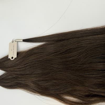 Glam Seamless x Priscilla Valles 25” K-Tip Hair Extension #3 Dark Brown 2 Pack - Thumbnail 5