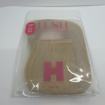 Hotheads Tape-In Extensions LUSH Originals 16” #12C Light Golden Blonde Opal NEW - Thumbnail 2