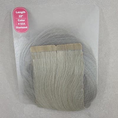 Hotheads Tape-In Extensions LUSH Originals 26” 20 Pieces Diamond #60A New Remy - Thumbnail 3