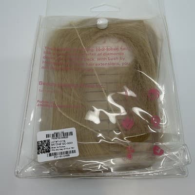 Hotheads Tape-In Extensions LUSH Originals 16” #12C Light Golden Blonde Opal NEW - Thumbnail 5