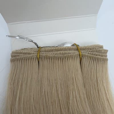 Babe Hybrid Weft 100% Remy Hair Extensions Cindy #24 22.5 Warm Medium Blonde - Thumbnail 9