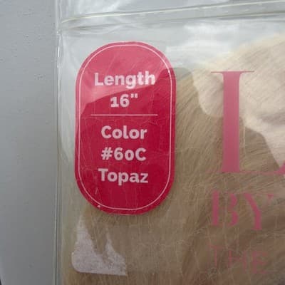 Hotheads Tape In Extensions LUSH Originals 16” 20 Pieces Topaz #60C Blonde NEW - Thumbnail 6