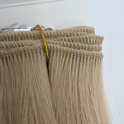 Babe Hybrid Weft 100% Remy Hair Extensions Cindy #24 22.5 Warm Medium Blonde - Thumbnail 10