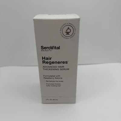 SeroVital Advanced Hair Thickening Serum Hair Regeneres Raspberry Ketones 2oz - Thumbnail 2