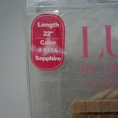 Hotheads Tape In Extensions LUSH Originals 22” 20 Pieces Sapphire #613A NEW - Thumbnail 4