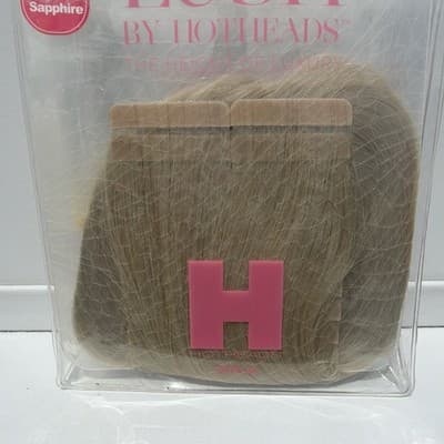 Hotheads Tape In Extensions LUSH Originals 22” 20 Pieces Sapphire #613A NEW - Thumbnail 5