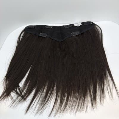 Hidden Crown V CLIP #1B Black V Clip In 12” Layered 6 Clip One Piece NEW - Thumbnail 4