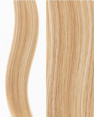 Donna Bella Hybrid Weft Extension Full Pack 18” #7/9 Rosegold Blend New Remy - Thumbnail 7