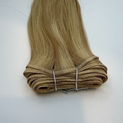Donna Bella Hybrid Weft Extension Full Pack 18” #7/9 Rosegold Blend New Remy - Thumbnail 5