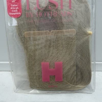 Hotheads Tape In Extensions LUSH Originals 16” 20 Pieces Sapphire #613A NEW - Thumbnail 4