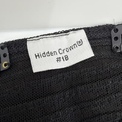 Hidden Crown V CLIP #1B Black V Clip In 12” Layered 6 Clip One Piece NEW - Thumbnail 7