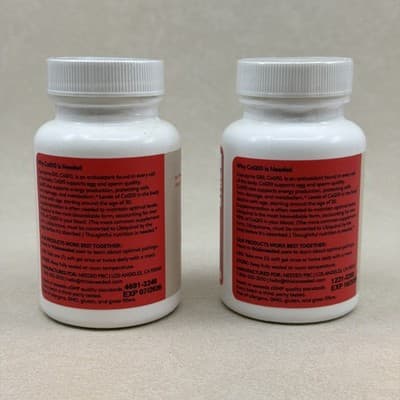 NEEDED CoQ10 Coenzyme Q10 for Men and Women 200 mg Sealed Bottle 30 Caps NEW - Thumbnail 3