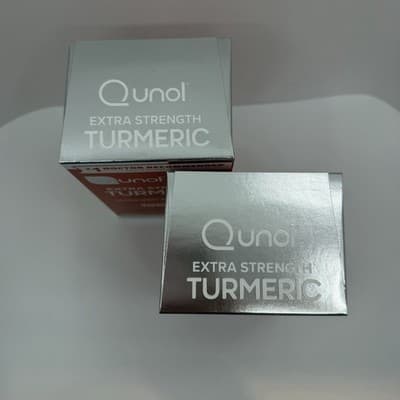 Qunol Extra Strength Turmeric 1000 mg Capsules 2 PACK New Sealed Box Exp 2028 - Thumbnail 5