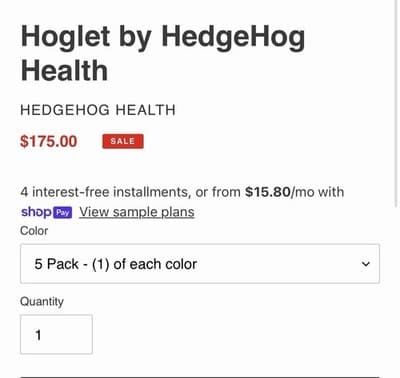 NEW Hoglet Wireless Computer Mouse Cute Functional, Tactile Fidget Tool 5 PACK! - Thumbnail 3