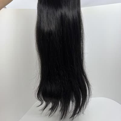 Bellami Halo Pro Hair Extension 20” Jet Black #1 Open Box Styled Once Remy Hair - Thumbnail 6