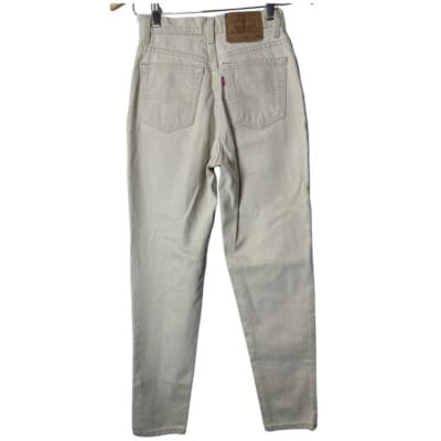 Y2K Jeans Levi 512 women's jeans, size 5, tapered leg, rare taupe color, y2k - Thumbnail 3