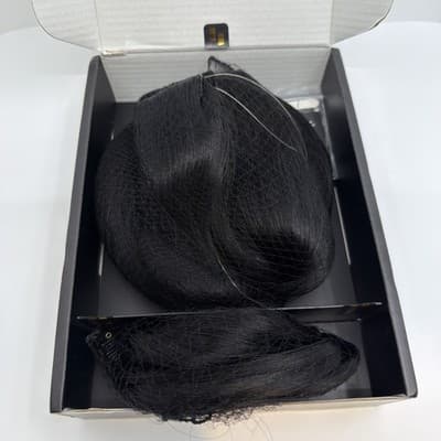 Bellami Halo Pro Hair Extension 20” Jet Black #1 Open Box Styled Once Remy Hair - Thumbnail 2