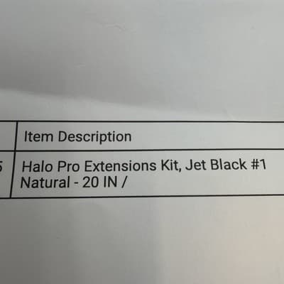Bellami Halo Pro Hair Extension 20” Jet Black #1 Open Box Styled Once Remy Hair - Thumbnail 8