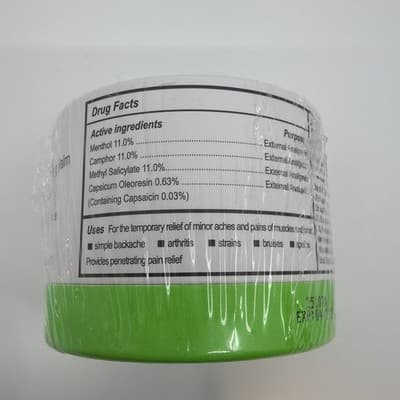 Dr Amin Javid LENIVA Menthol Camphor Pain Relief Balm New Sealed 1.0oz Jar - Thumbnail 2