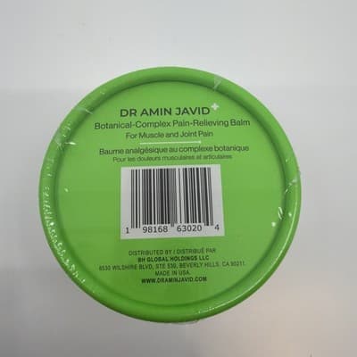 Dr Amin Javid LENIVA Menthol Camphor Pain Relief Balm New Sealed 1.0oz Jar - Thumbnail 6