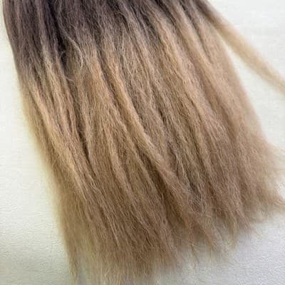 BELLAMI Silk Seam Textured Clip Ins NEW Dark Brown Ash Brown Ombre Blowout 24” - Thumbnail 6