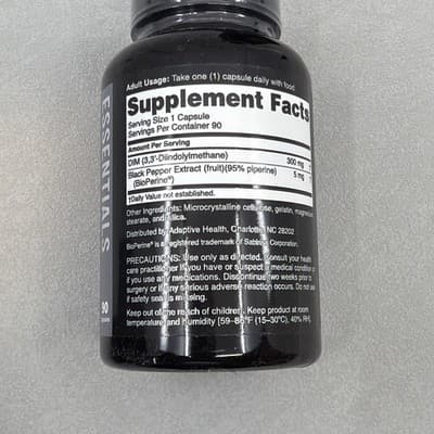2 PACK Nugenix Essentials DIM Supplement 305 mg Diindolylmethane 180 Capsules - Thumbnail 2