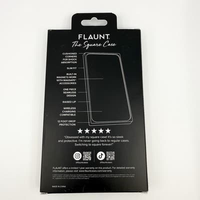 Square By Flaunt Case iPhone 17 PRO Brown Abalone Shell Pattern NEW SEALED - Thumbnail 2