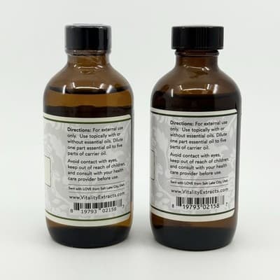Vitality Extracts Jojoba Two Pack 4oz Dropper Bottle New Bottles Carrier Oil - Thumbnail 2