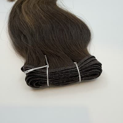 Donna Bella Hybrid Weft Extension Full Pack 22” 3N/5N/7G Medium Brown Balayage - Thumbnail 8