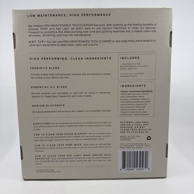 HigherDOSE High-Maintenance Tech Cleaner Kit with Spray Bottle And Refills NEW - Thumbnail 2