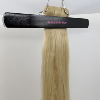 Donna Bella Hybrid Weft Extension Full Pack 22” #11N Platinum Blonde Full Pack - Thumbnail 2
