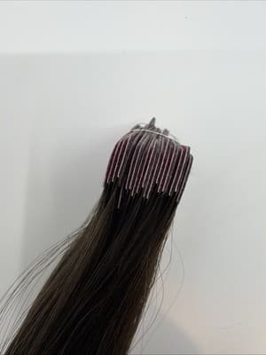 Glam Seamless 14” Tape in Hair Extensions Espresso Dark Brown #1C Pack NEW - Thumbnail 5