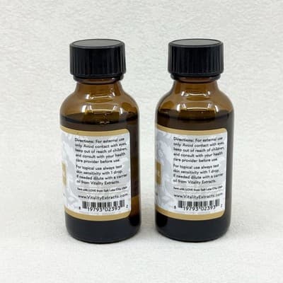 Vitality Extracts Frankincense 30ml Set Of 2 NEW With Glass Dropper Cap - Thumbnail 2