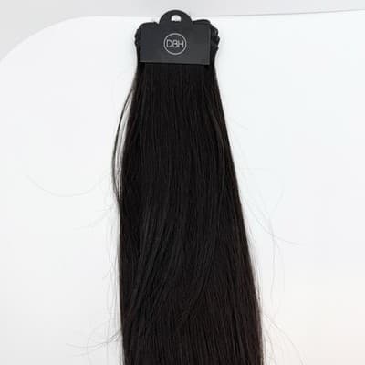 Donna Bella Hybrid Weft Extension Full Pack 22” 2N Natural Darkest Brown NEW - Thumbnail 3