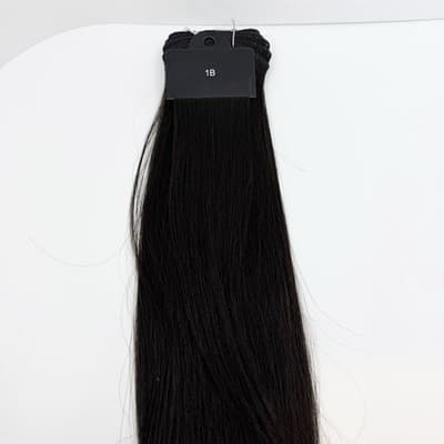 Donna Bella Hybrid Weft Extension Full Pack 22” 2N Natural Darkest Brown NEW - Thumbnail 4