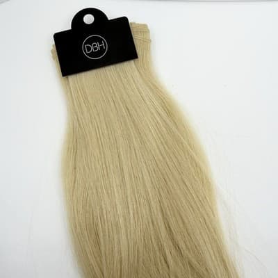Donna Bella Hybrid Weft Extension Full Pack 22” #11N Platinum Blonde Full Pack - Thumbnail 4