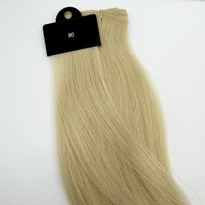 Donna Bella Hybrid Weft Extension Full Pack 22” #11N Platinum Blonde Full Pack - Thumbnail 3