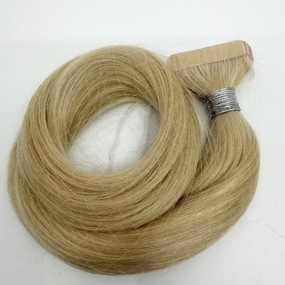 Glam Seamless 18” Tape In Hair Extension Platinum Blonde #1001 20 Pack NEW! - Thumbnail 3