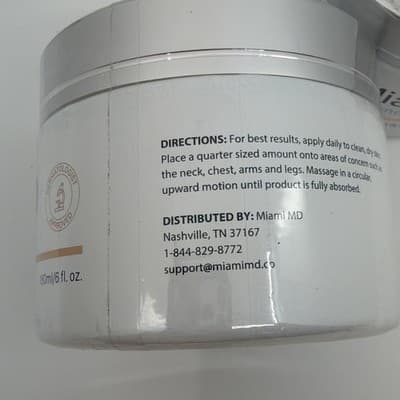 2 PACK 6oz MiamiMD (Miami MD) NEW ADVANCED CREPE FIX For Firming & Body Repair - Thumbnail 2