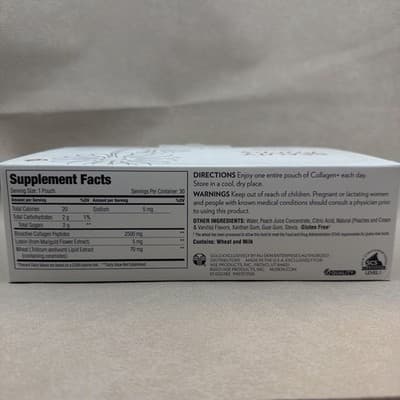 Nu Skin BEAUTY FOCUS COLLAGEN Peach Hydration+Elasticity Expires 04/2026 - Thumbnail 2