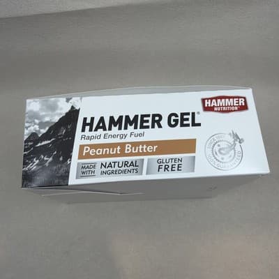 Hammer Nutrition Hammer Gel Rapid Energy Gel Peanut Butter 24 Packets NEW SEALED - Thumbnail 3
