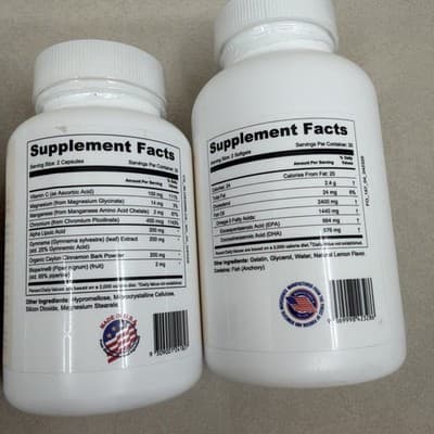 NOURISHED NATUAL HEALTH AndroEase Plus Cycle Regulate GlucoEase Daily Omega NEW - Thumbnail 3