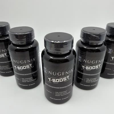 5 PACK Nugenix T Boost Testosterone Booster Supplement 180 Capsules NEW SEALED - Thumbnail 6