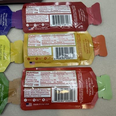 Huma Variety 14Packets Chia Energy New Sealed Expires 2027 Lemon Mango Raspberr - Thumbnail 7