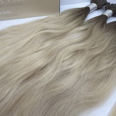 Glam Seamless x Priscilla Valles K Tip Hair Extensions #15 Rooted Ice Plat 20" - Thumbnail 3