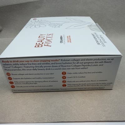 Nu Skin BEAUTY FOCUS COLLAGEN Peach Hydration+Elasticity Expires 04/2026 - Thumbnail 3