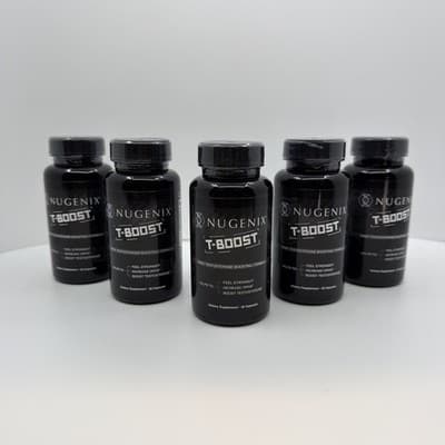 5 PACK Nugenix T Boost Testosterone Booster Supplement 180 Capsules NEW SEALED - Thumbnail 5