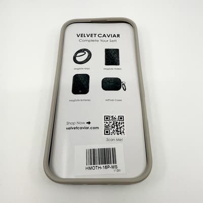 VELVET CAVIAR Magsafe Case for Apple iPhone 16 Pro Moonlight Moth NEW Neutrals - Thumbnail 2